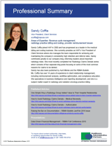 Sandy Coffta Professional Summary Healthcare Administrative Partners 