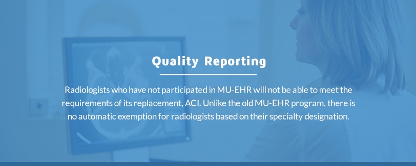 quality reporting services for radiologists