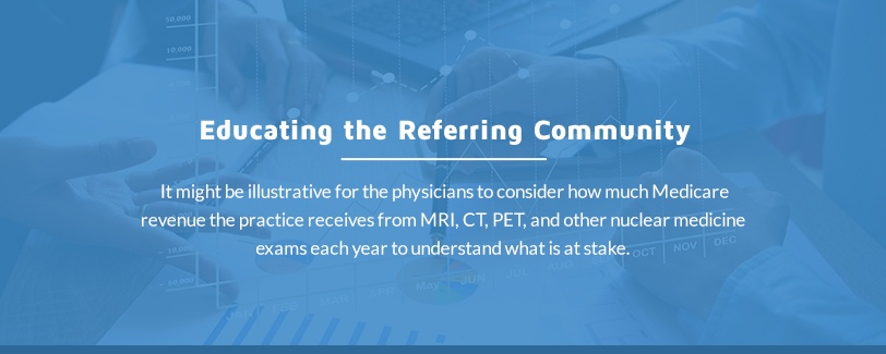 educating referrers for hospital-based radiologists